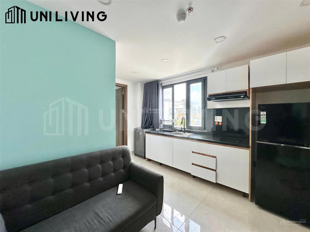 Cho thuê căn hộ cao cấp 1pn ban công  máy giặt riêng  dt rộng rãi, nội thất hiện đại ở q2