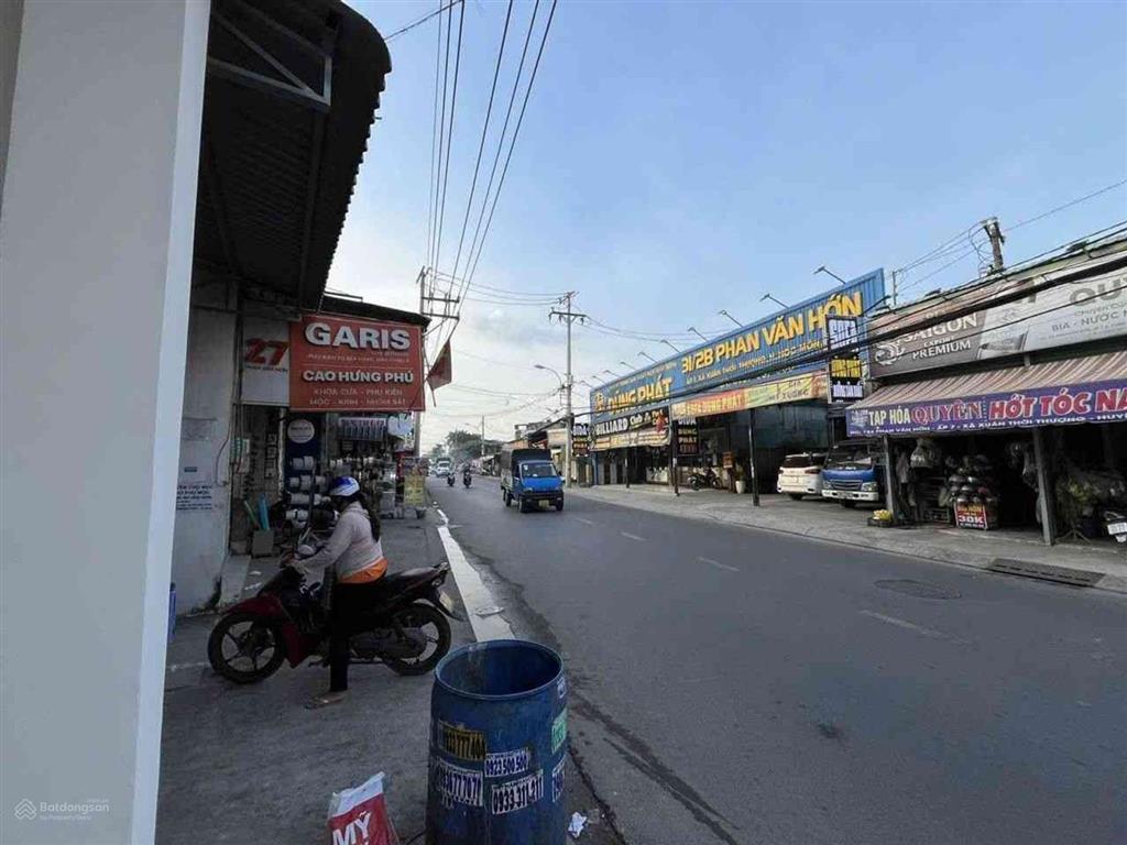 Mặt tiền kd phan văn hớn, 5*30m, ngay chợ bà điểm, 10, x tỷ
