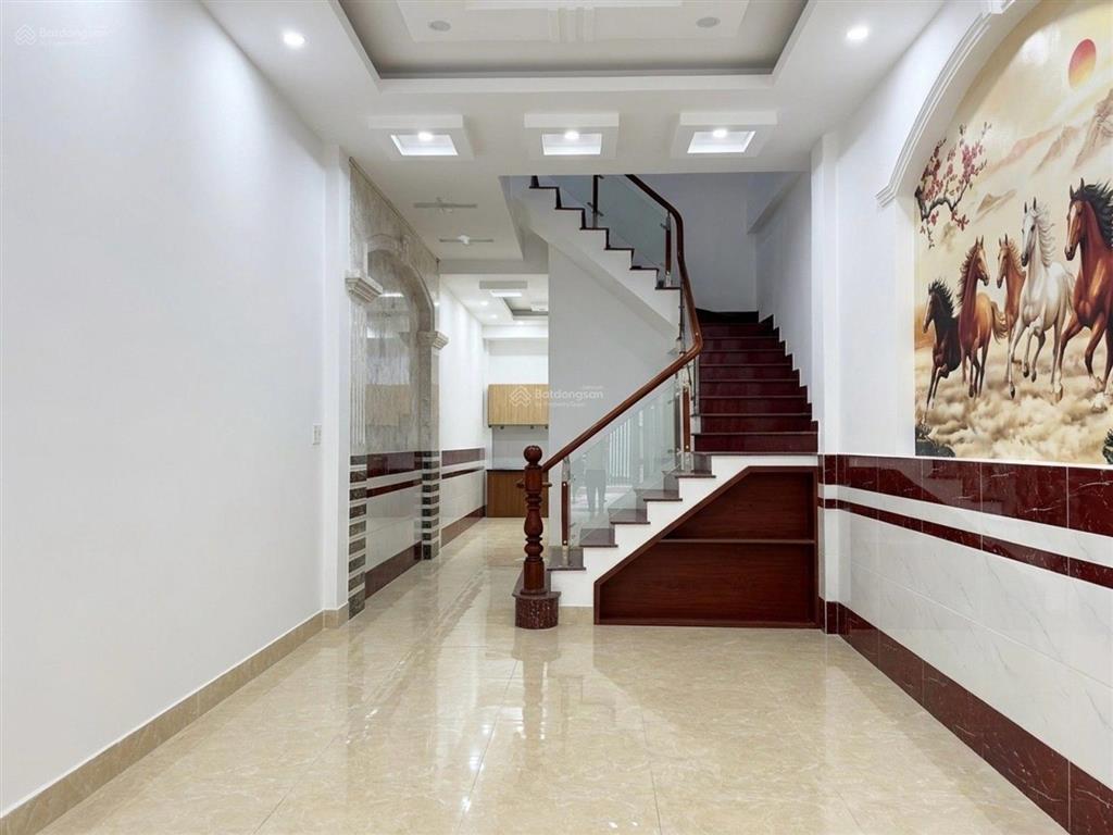 Nhà đẹp hiệp thành city, nguyễn thị búp, dương thị mười, 4 tầng btct, 60m2, đường 6m