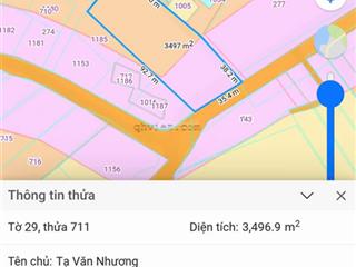 Cần bán đất nền 3900m2 có 300m2 thổ cư tại châu pha  brvt