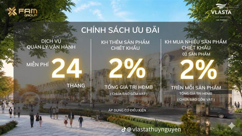 Chính sách ưu đãi " vàng " cơ hội sở hữu vlasta thuỷ nguyên ngay hôm nay.