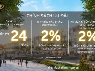 Chính sách ưu đãi " vàng " cơ hội sở hữu vlasta thuỷ nguyên ngay hôm nay.