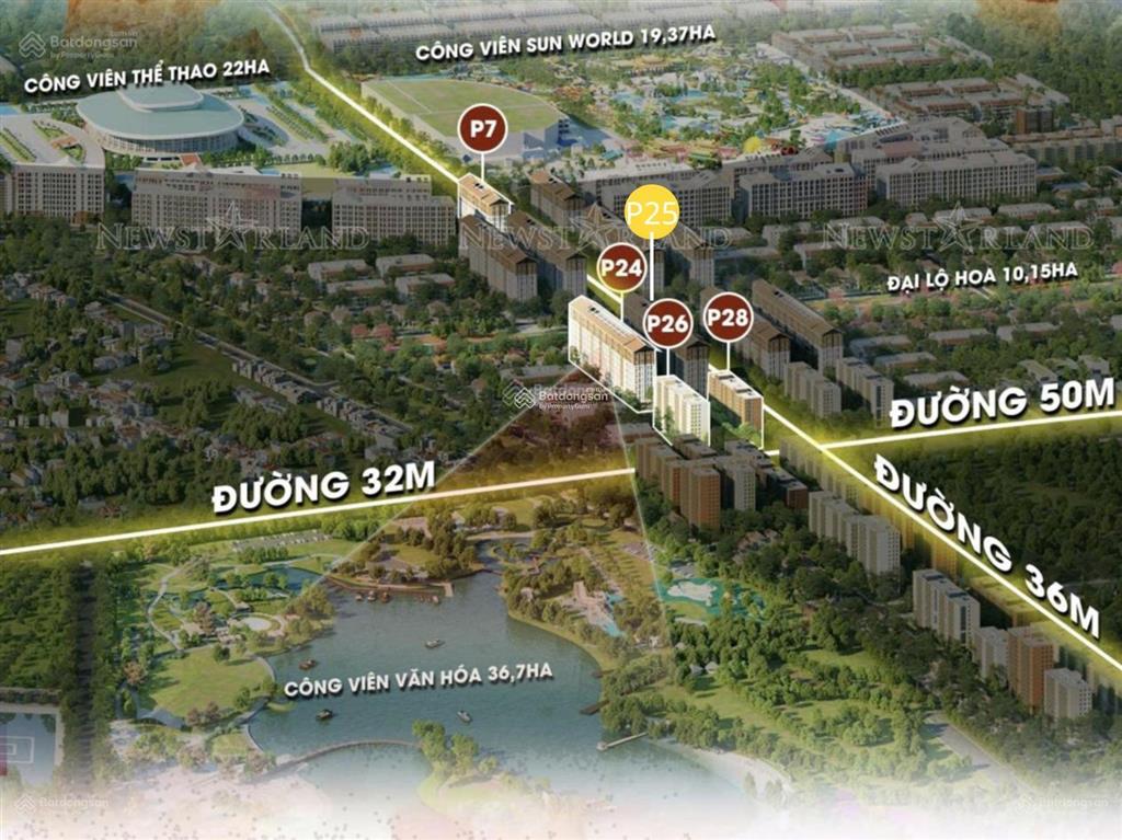 Sun urban city hà nam, có căn nổi bật duplex studio p25 tầng đẹp giá 1,4 tỷ
