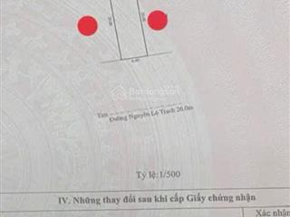 Bán lô đất đẹp đường nguyễn lộ trạch, gần ngã tư dương khuê, sát dự án chợ cống mới