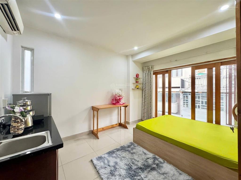 Phòng studio ban công thoáng full nội thất tại lê văn sỹ gần co.op nhiêu lộc  chợ nguyễn văn trỗi