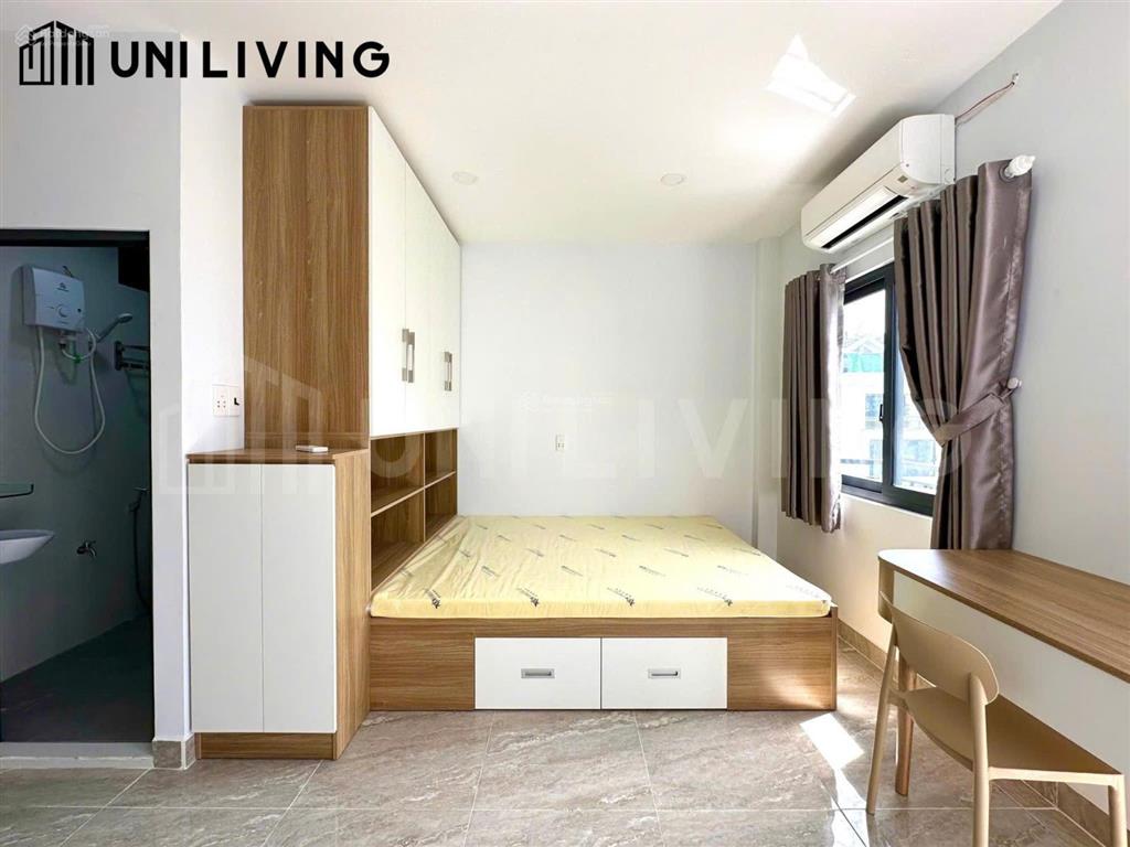 Cho thuê căn hộ full nội thất  ban công  máy giặt riêng  đảo kim cương  gần mai chí thọ