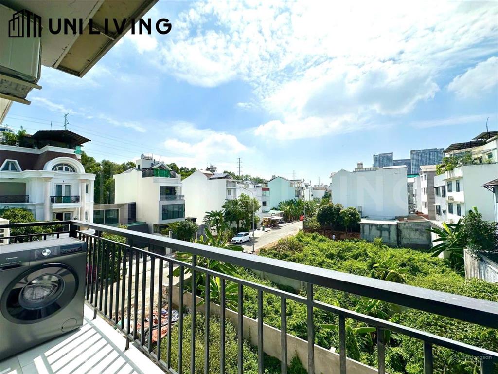 Cho thuê căn hộ full nội thất  ban công  máy giặt riêng  đảo kim cương  gần mai chí thọ