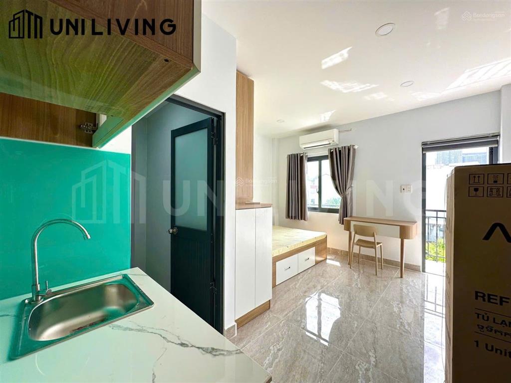 Cho thuê căn hộ full nội thất  ban công  máy giặt riêng  đảo kim cương  gần mai chí thọ