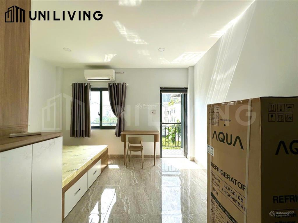 Cho thuê căn hộ full nội thất  ban công  máy giặt riêng  đảo kim cương  gần mai chí thọ