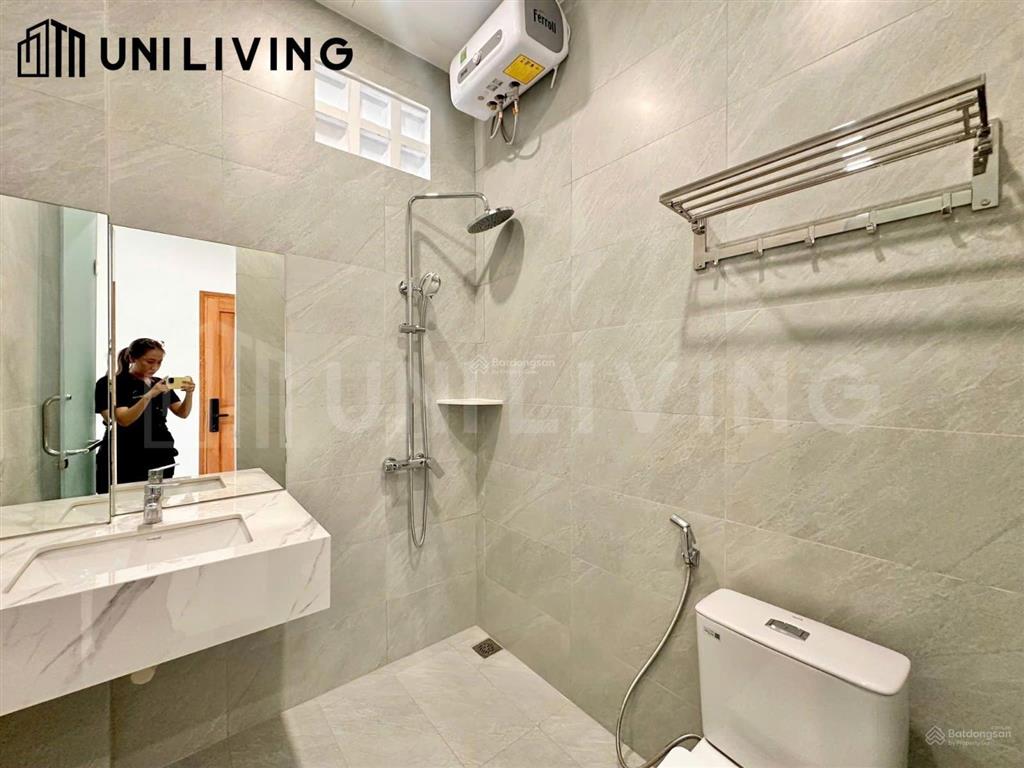 Căn hộ studio mới khai trương gần sala, cầu ba son  ban công  full nội thất