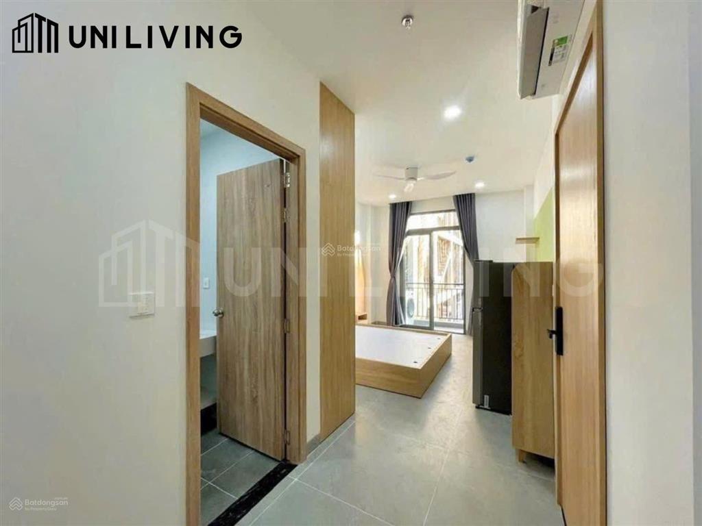 Studio ban công full nội thất  gần sala, cầu ba son, trần não