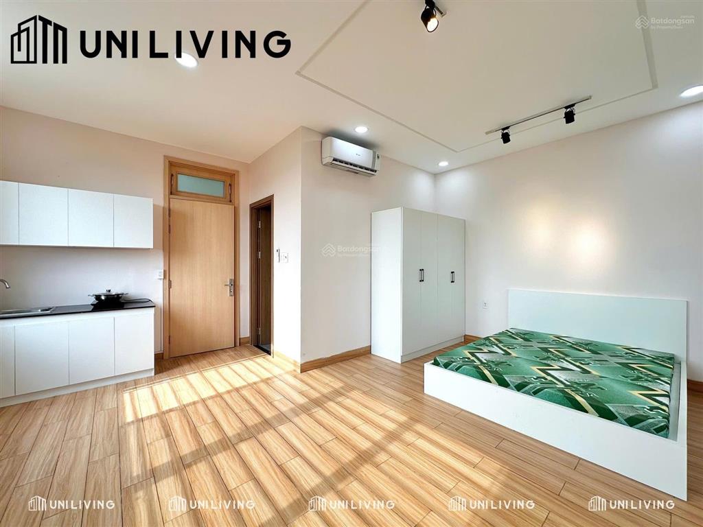 Căn hộ studio mới khai trương  gần sala, cầu ba son  thang máy  máy giặt riêng
