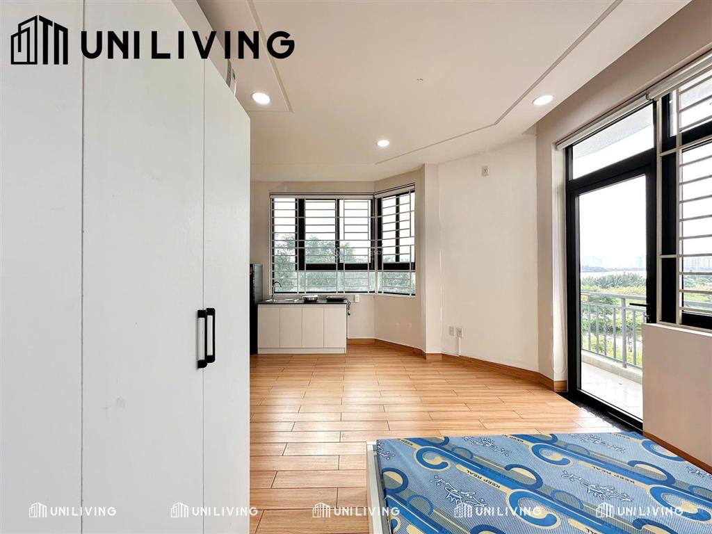 Căn hộ studio mới khai trương  gần sala, cầu ba son  thang máy  máy giặt riêng