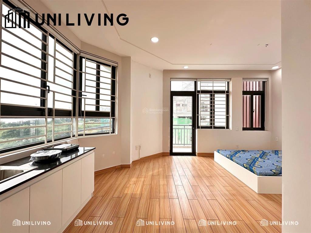 Căn hộ studio mới khai trương  gần sala, cầu ba son  thang máy  máy giặt riêng