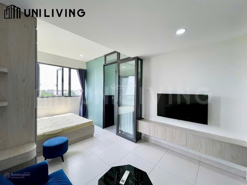 Cho thuê căn hộ 1pn  máy giặt sấy riêng  gần sala, trần não  có dọn phòng