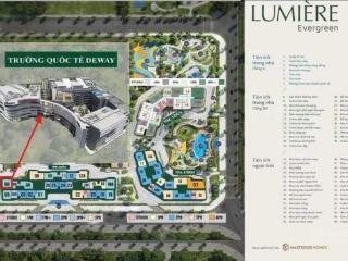 Giá thị trường lumiere evergreen đang 115  110  106tr/m², e 1 căn góc cần bán gấp giá chỉ 96tr/m2