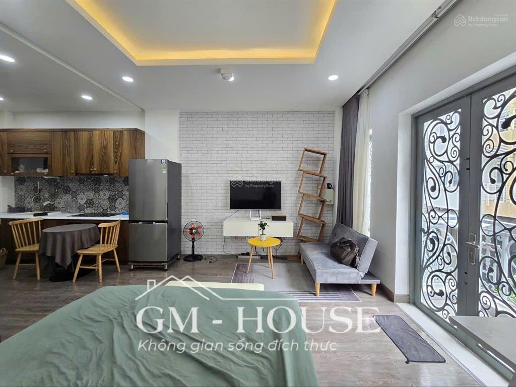 Ban công view đỉnh  căn hộ 1pn full nội thất  phạm viết chánh, chỉ 5p đi bộ là qua quận 1