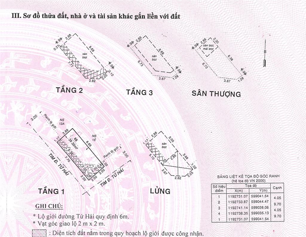 Mt tứ hải kế bắc hải  lô góc kinh doanh hiếm cóphường 6 tân bình  8,4 tỷ.