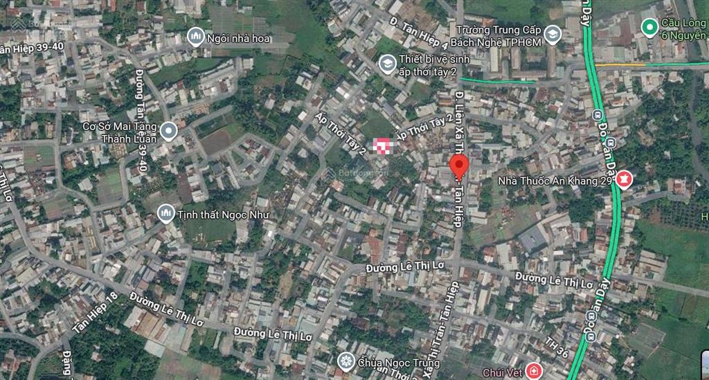 119m2 mặt tiền đường lớn trung tâm thị trấn chỉ 4.76ty hóc môn