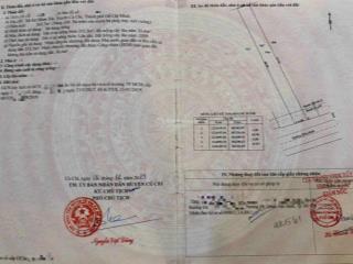 Bán đất 364m2 có sẵn 333 m2 thổ cư giá 11 tỷ tại đường bến đình xã an nhơn tây huyện củ chi
