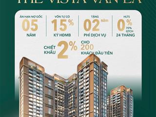 The vista văn la hà đông | booking sớm nhận ck 2% | quỹ căn đẹp trung tâm
