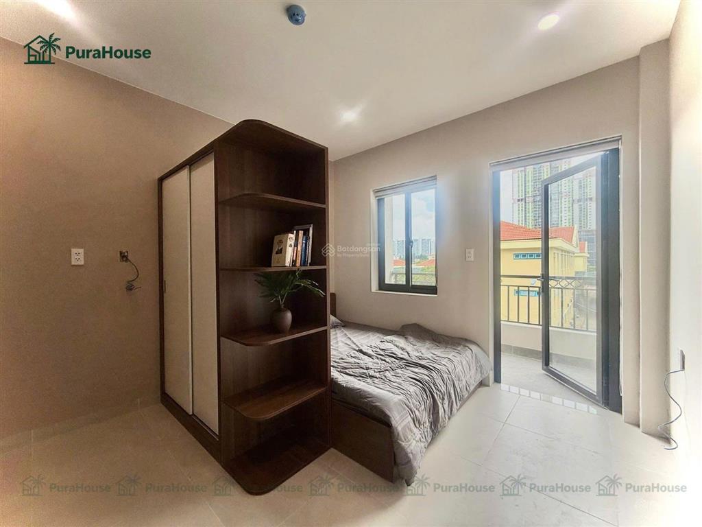 Studio ban công đón gió thoáng  full nội thất  máy giặt riêng  đảo kim cương  quận 2