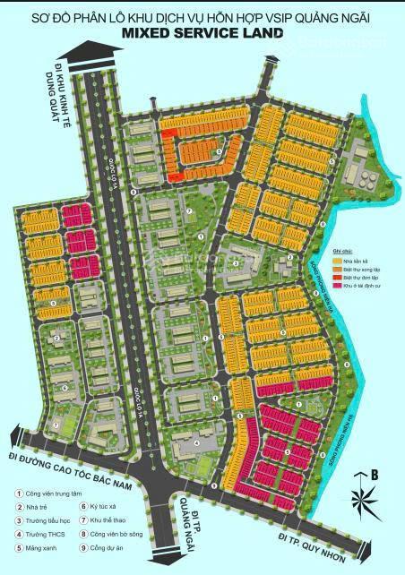 Tìm đất giá tốt để đầu tư bền vững tại quảng ngãi, thì đến ngay khu dịch vụ hỗn hợp vsip quảng ngãi