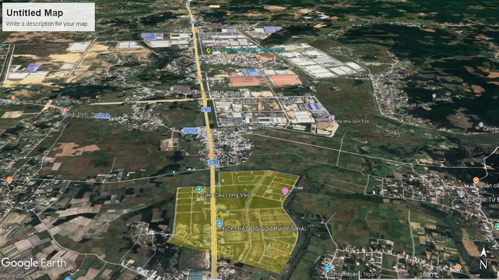 Trong bán kính 10km từ trung tâm quảng ngãi. đầu tư đất nền vsip đón hướng dòng tiền về đây.