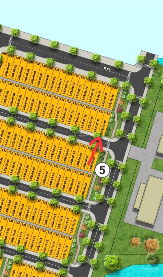 Lô 132m2, khu dvhh vsip quảng ngãi, có công viên kề bên mát mẻ, 14tr/m2, sẽ được chiết khấu 5%