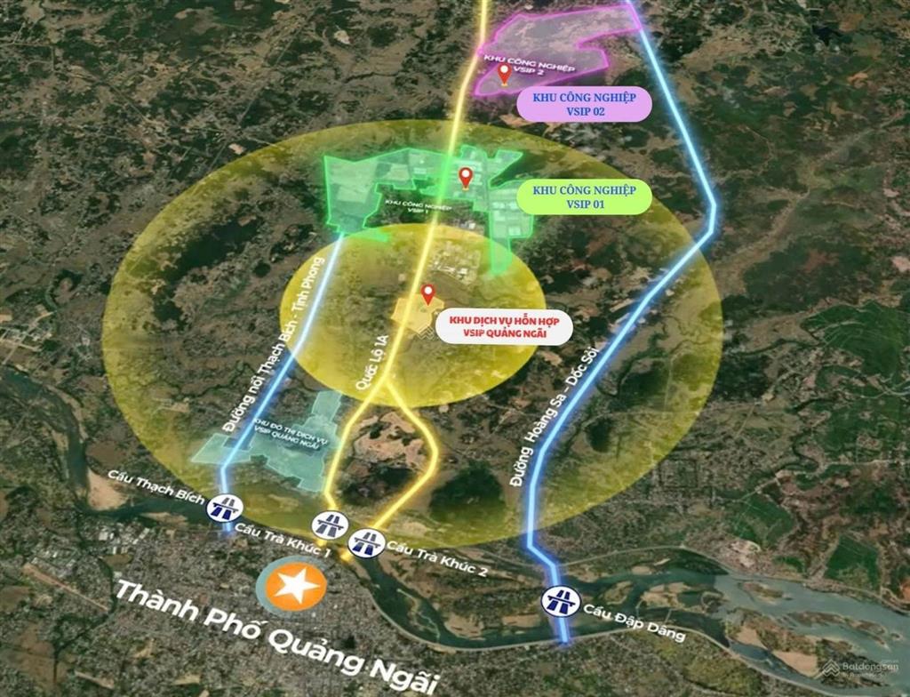 Bán 01 lô góc, 168m2, chiều rộng 8m, dài 22m, vị trí trung tâm, tại khu dvhh vsip quảng ngãi