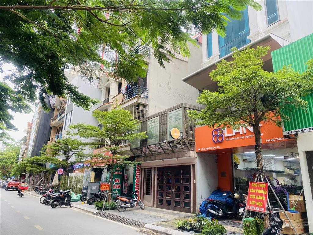 Cho thuê nhà mặt phố 2 tầng 120m2 khu phố văn phòng duy tân