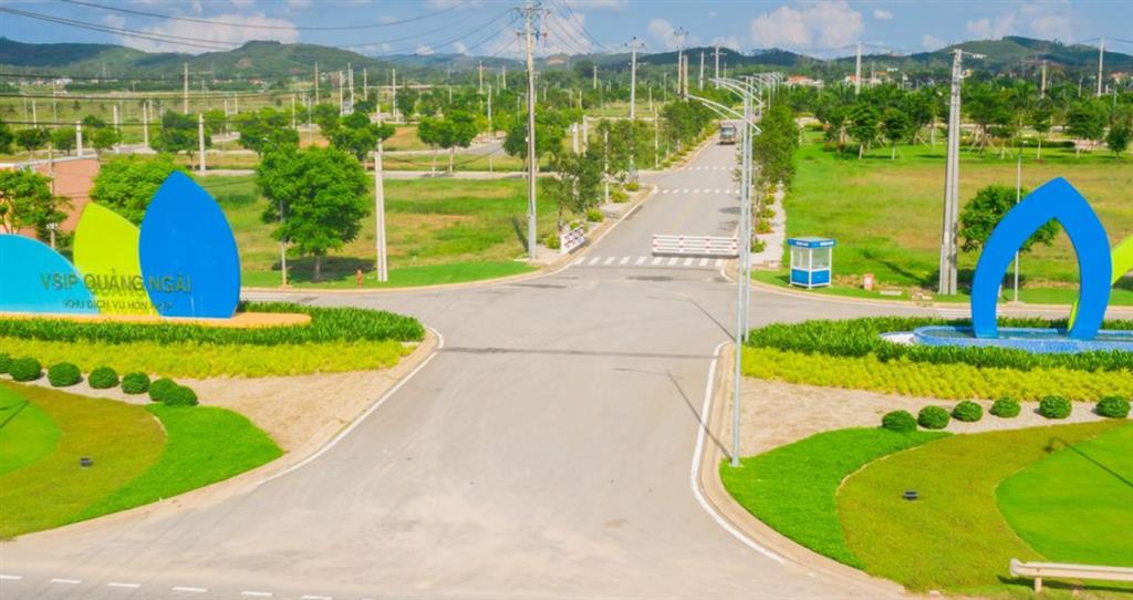 Bán lô đất view quỹ đất trường học khu hỗn hợp vsip quảng ngãi | trục thông công viên trung tâm