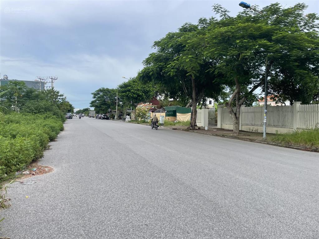 Lô đất đấu giá anh dũng 8, dương kinh, 182m2, mặt tiền 9m  hướng tây bắc. đường 25m kinh doanh