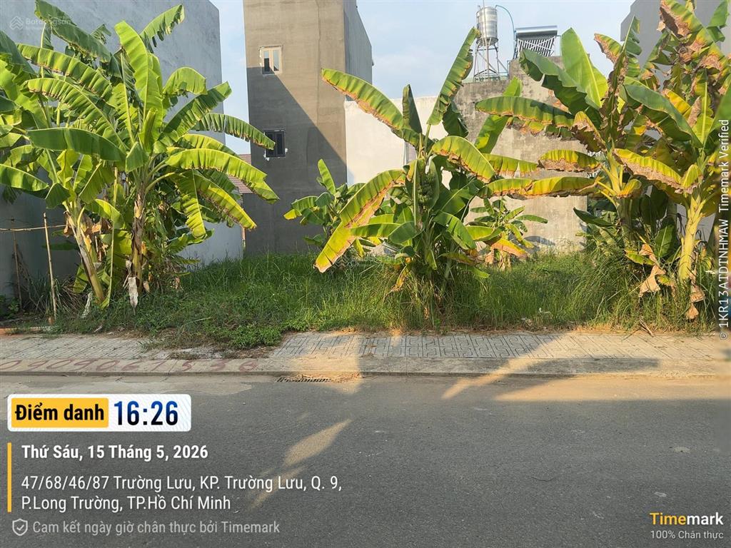 Bán nền thổ cư đường trường lưu, hẻm ô tô, 53m2, giá 3.19 tỷ