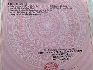 Sale mạnh 2tỷ 150tr bao thuế phí.
chính chủ cần bán 263 mv đất thổ cư tại ấp chánh mỹ yênbến lức