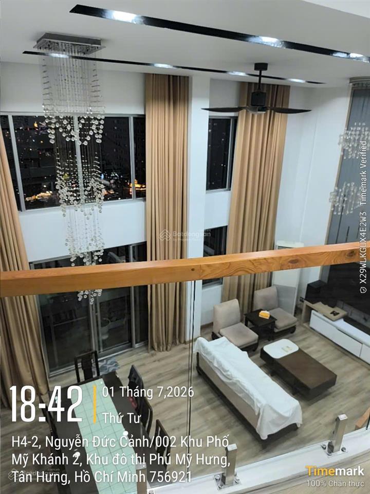 Cho thuê duplex mỹ khánh 2 chỉ 40 triệu/tháng, 198m², 3pn, full nội thất