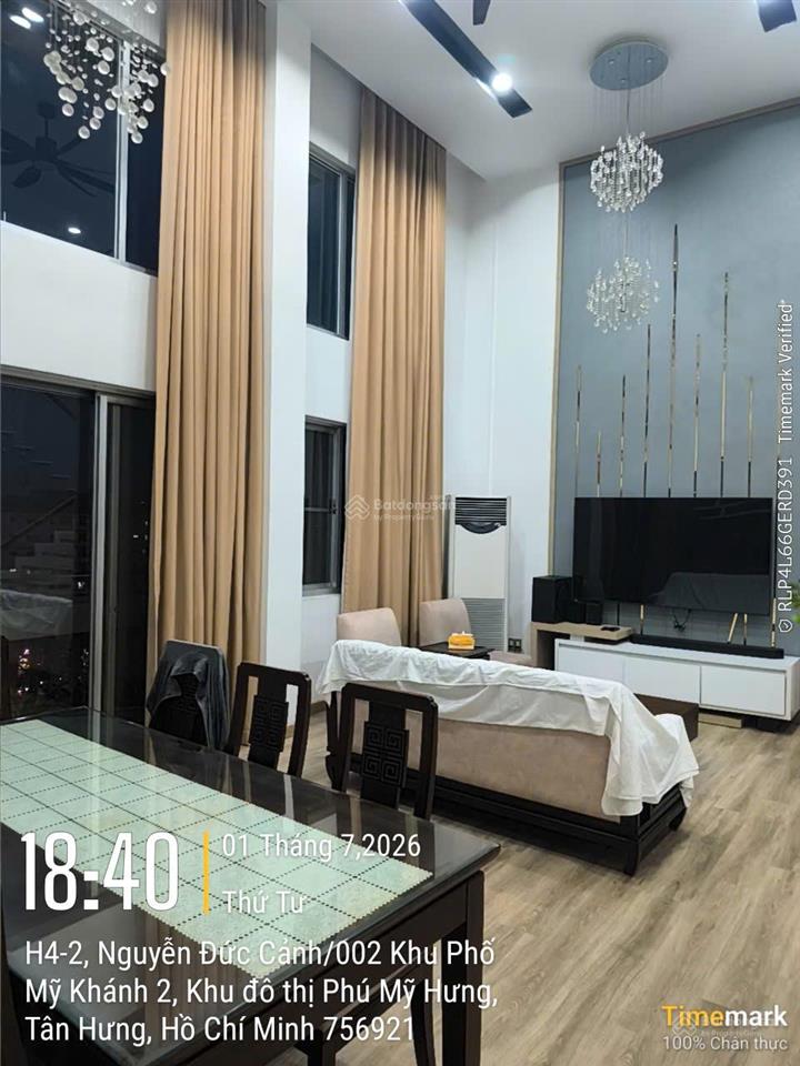 Cho thuê duplex mỹ khánh 2 chỉ 40 triệu/tháng, 198m², 3pn, full nội thất