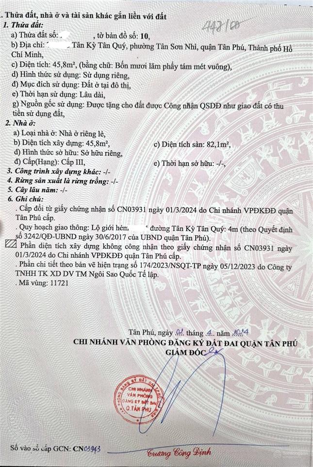 Ngộp bank bán gấp nhà sát hxh 46m2 2 tầng tân kỳ tân quý tân sơn nhì tân phú, chỉ 4,150 tỷ
