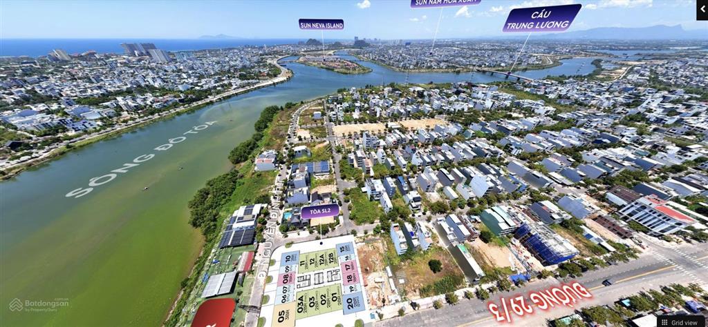 Căn 2pn view đảo kim cương & sông đô tỏa slight tower đà nẵng