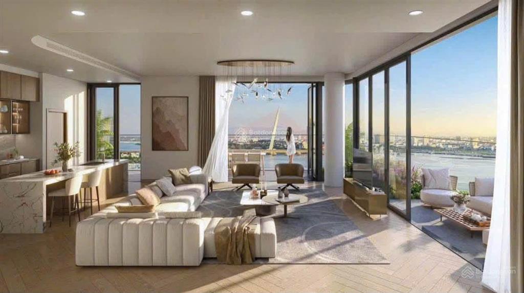 Căn ngoại giao 2pn mặt sông hàn sân vườn s  light tower đà nẵng