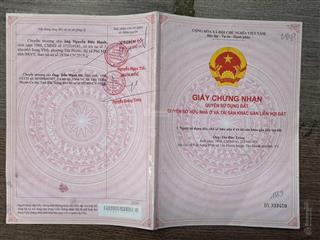 Bán đất có nhà trên đất, đất đang quy hoạch làm được, diện tích đất còn lại sau khi quy hoạch 49x2