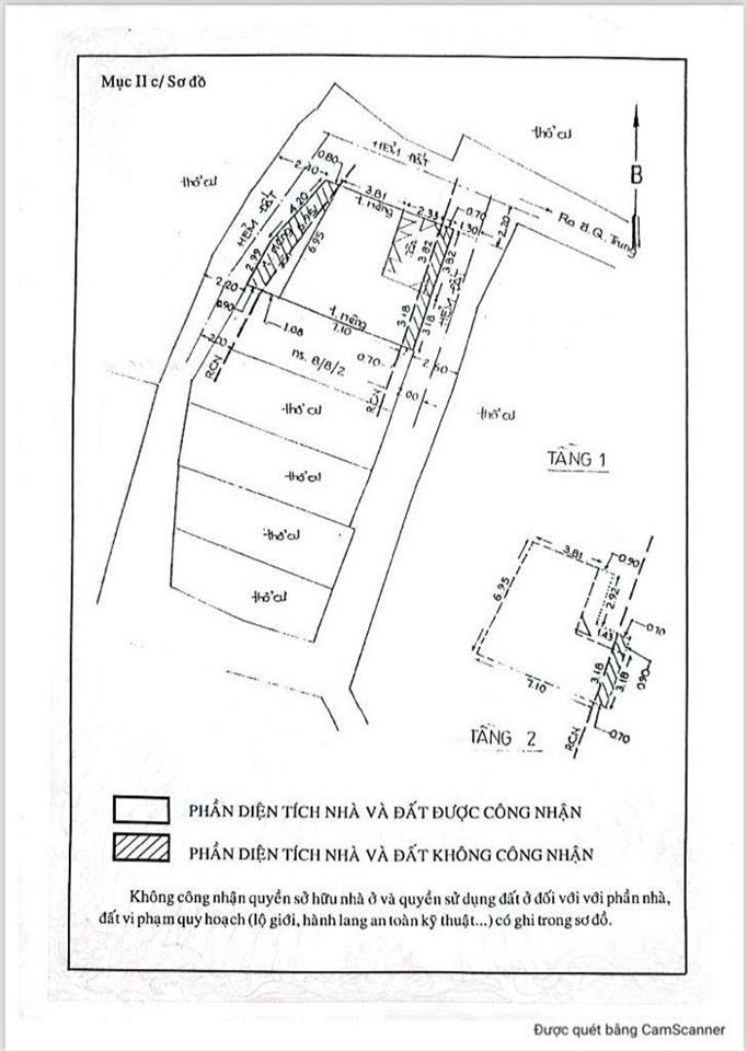 Góc 2 mt hẻm vf3 thông ngang 6m  quang trung gv 56m2  2 tầng  5.4tỷ (tl)