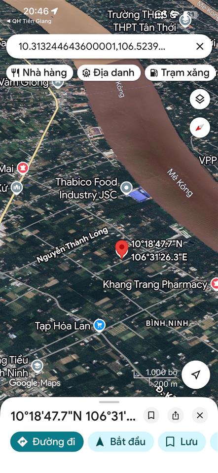 Bán đất 2451.3 m2 tại ấp hoà thạnh, giá ưu đãi 2,5 tỷ