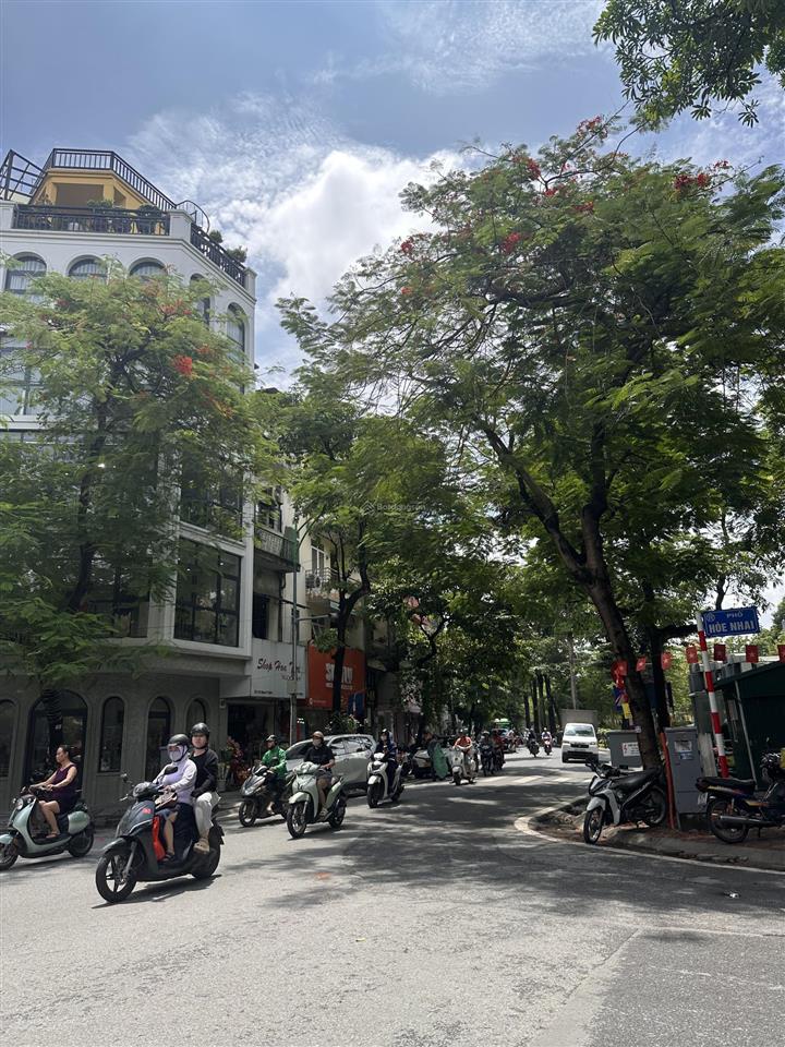 Tài sản siêu hiếm! mặt phố quán thánh. lô góc 2 mặt phố. mặt tiền 13m. vị trí cực đắc địa