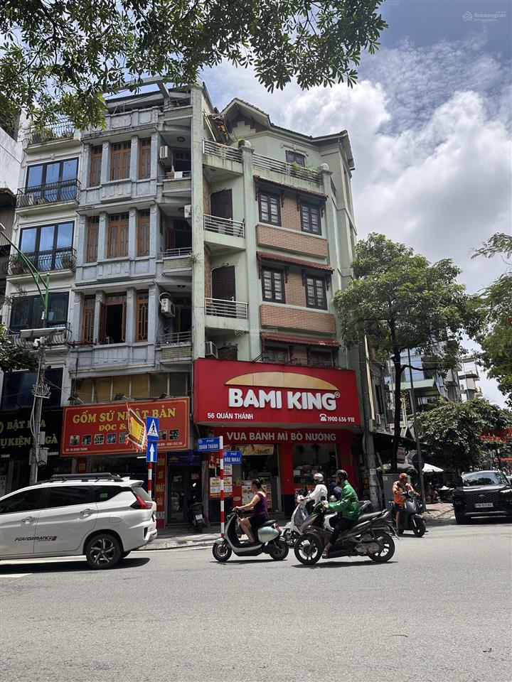 Tài sản siêu hiếm! mặt phố quán thánh. lô góc 2 mặt phố. mặt tiền 13m. vị trí cực đắc địa