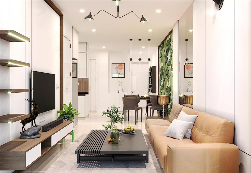 Cho thuê căn hộ tại phường bình dương 4,5 triệu căn hộ 2pn, 2wc  nội thất cơ bản