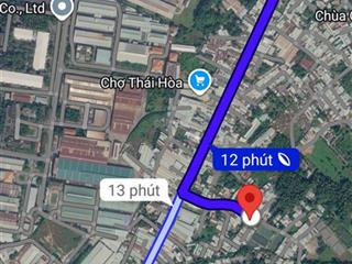 Đất mặt tiền xe tải gân chợ thái hòa gân trường cấp 3