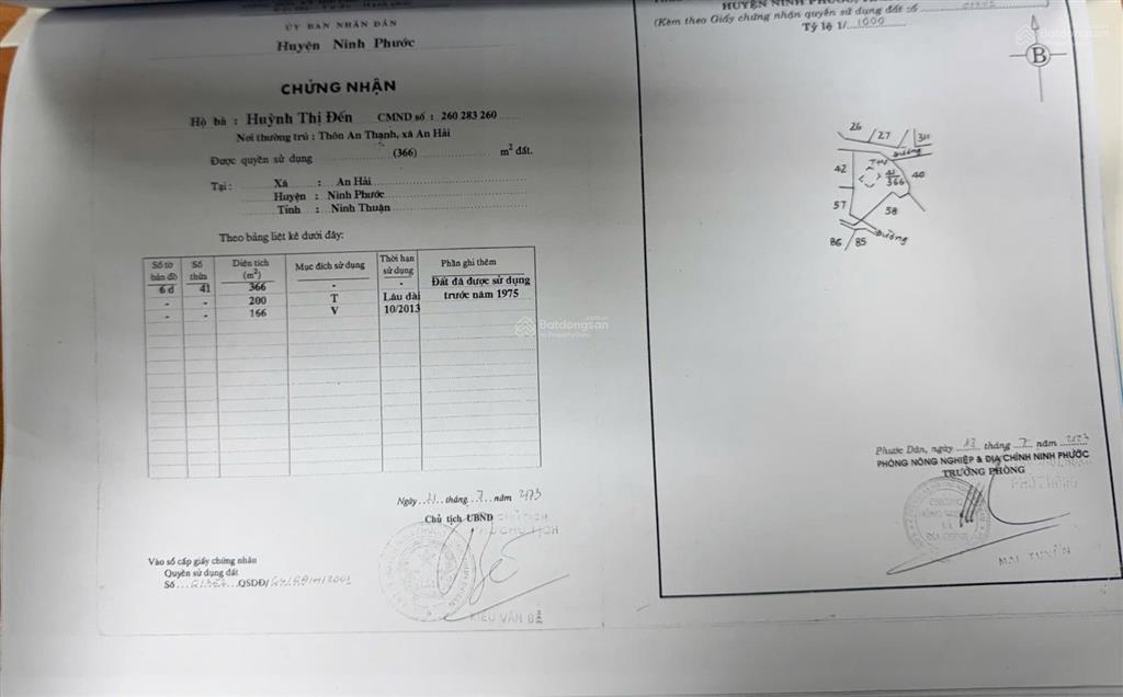 Bán nhà riêng tại an hải, ninh phư ninh thuận giá 1,5 tỷ, diện tích 366m2, đẹp, nhiều tiện ích hot!