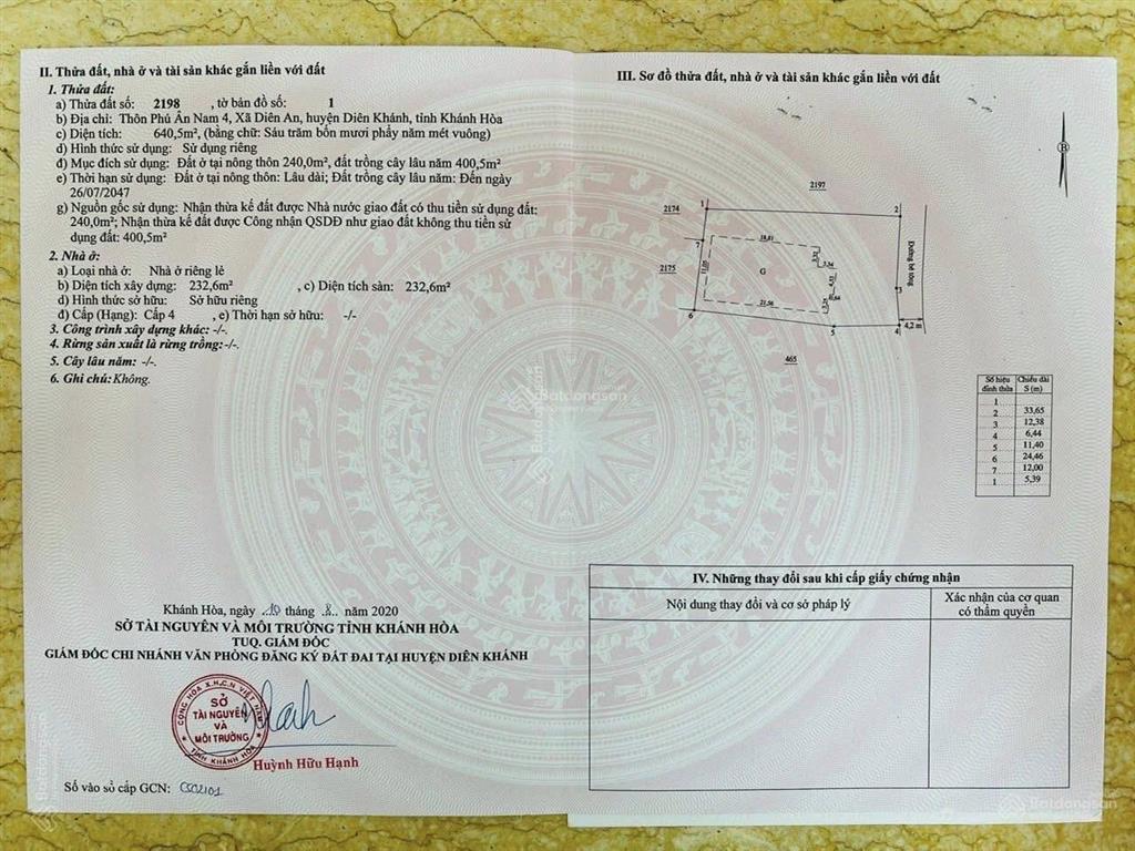 Bán nhà đẹp diên an diên khánh. giá 9,5 tỷ