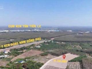 Đất thổ cư sổ sẵn công chứng liền, sát cạnh khu công nghiệp.